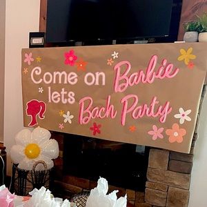 Hand Painted Bachelorette banner